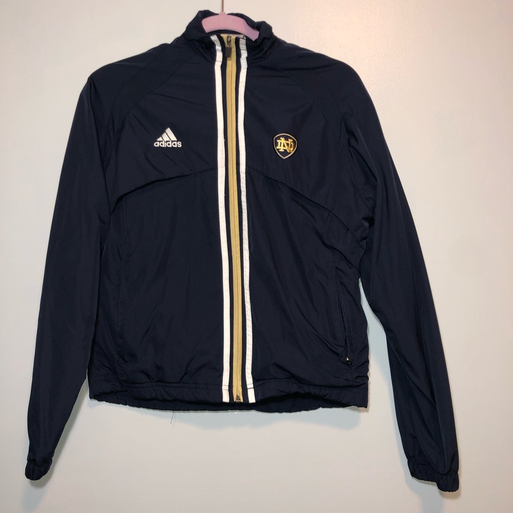 Adidas Notre Dame zip up